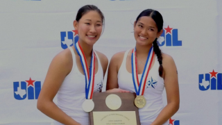  Clements High school tennis champs Jastine Escamos and Angela Shu 
